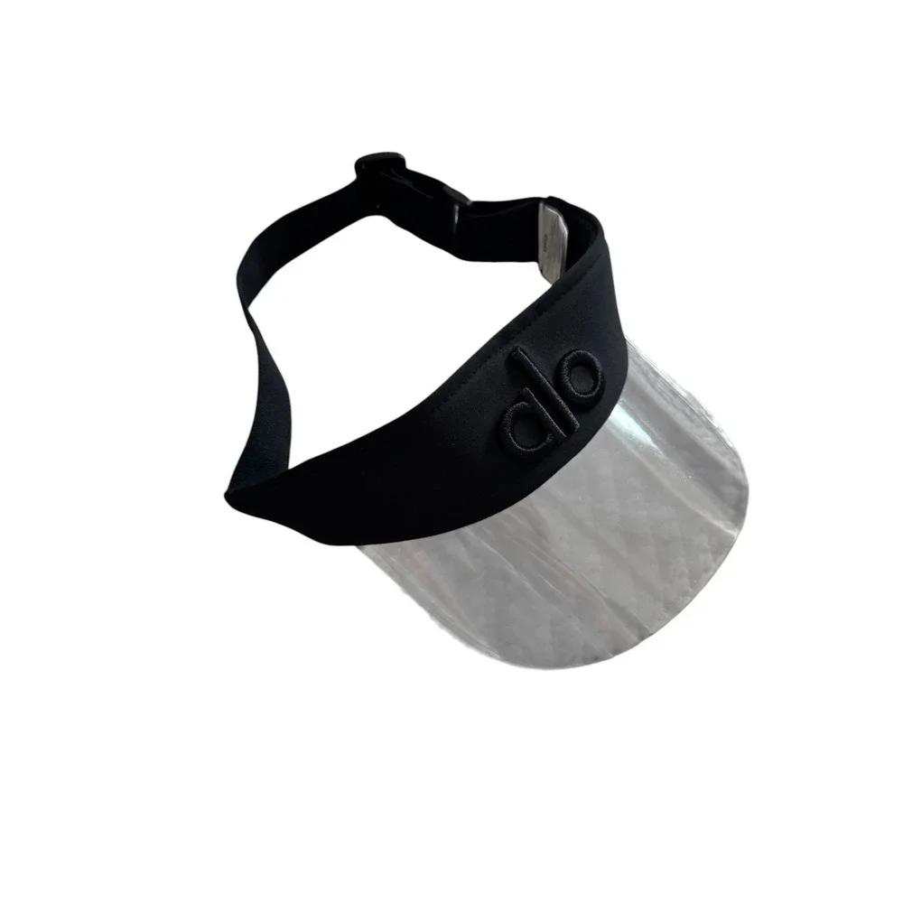 Alo Yoga Solar Airlift Visor Black Adjustable Hat NWT